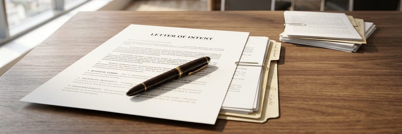 Courrier et stylo-plume posés sur un bureau, bandeau de l'article Gesti'Paie sur la procédure disciplinaire